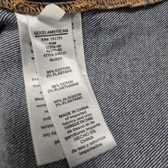 Good American sleeveless tank denim dress - Picture 10 of 10